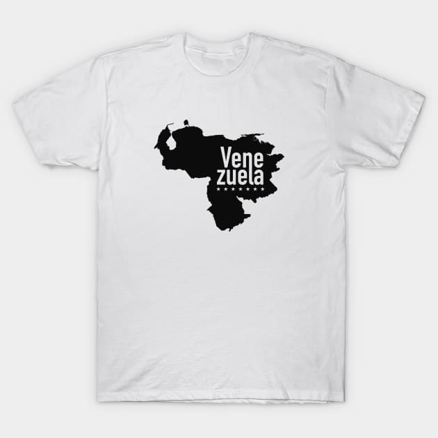 Venezuela Map 7 estrellas T-Shirt by SabasDesign